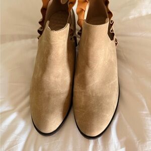 DSW Camel Suede Women's Boots